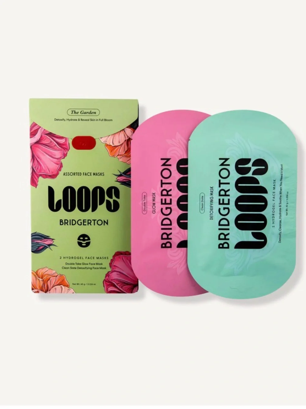 LOOPS x Bridgerton: The Garden Hydrogel Facial Masks